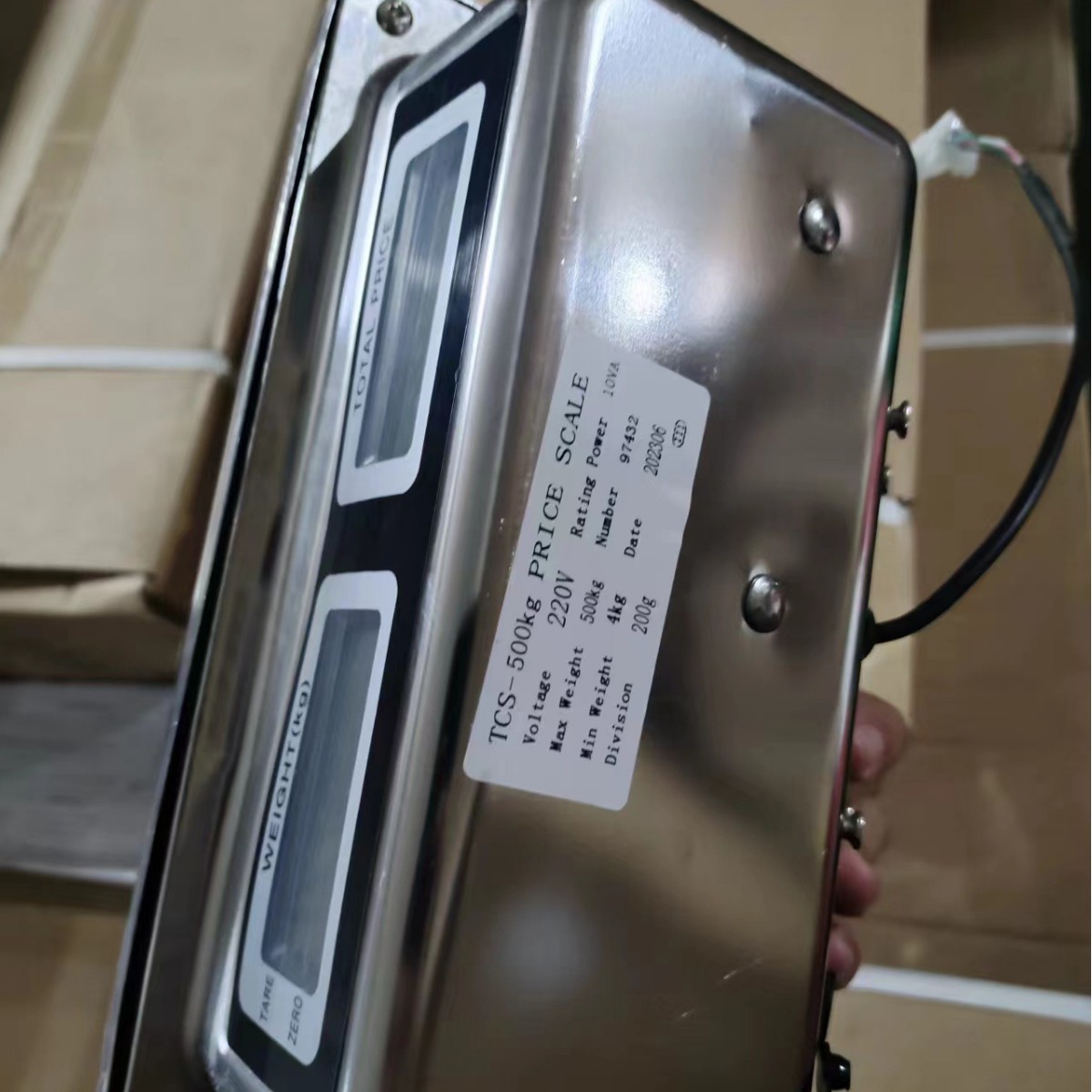 500kg 45 * 60 básculas electrónicas básculas de doble cara básculas electrónicas básculas image 3