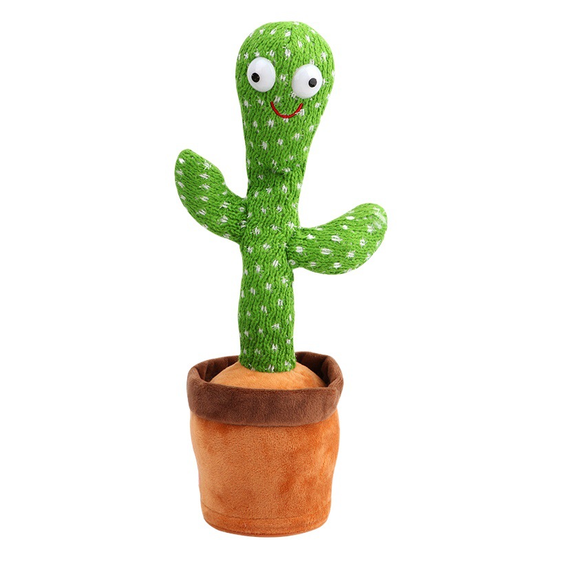 Internet celebridad bailando cactus luminoso Internet celebridad cactus giro cantando baile Regalo de Cumpleaños swing TikTok mismo estilo