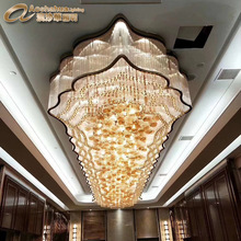 Chandelier现代简约酒店大堂水晶灯 售楼部沙盘大吊灯