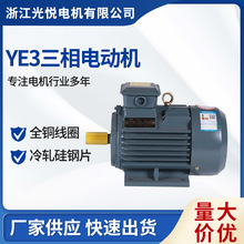 YE3-112M-2-4KW节能高效电磁制动马达三相异步电机全国质保大功率
