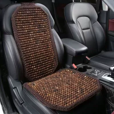 seat cover, office chair cushion, Cool pad - crocheted-brown-backrest-1-square-cushion