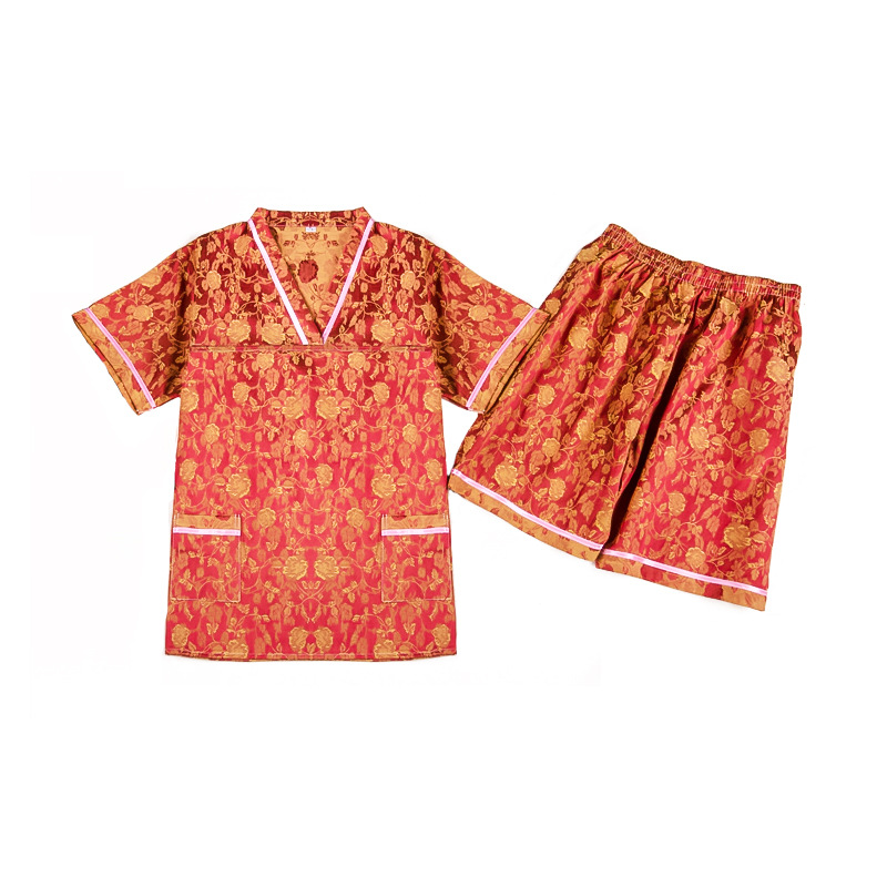 (2개) 땀 증기 슈트 여성 순면 커플 슈트 남성 사우나 슈트 대형 수영복 마사지 발 마사지 손님 발 목욕 옷