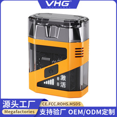 クロスボーダー携帯透明ダブルヘッドマグネット充電スクレーパー男性全身水洗い電気シェーバー超清潔