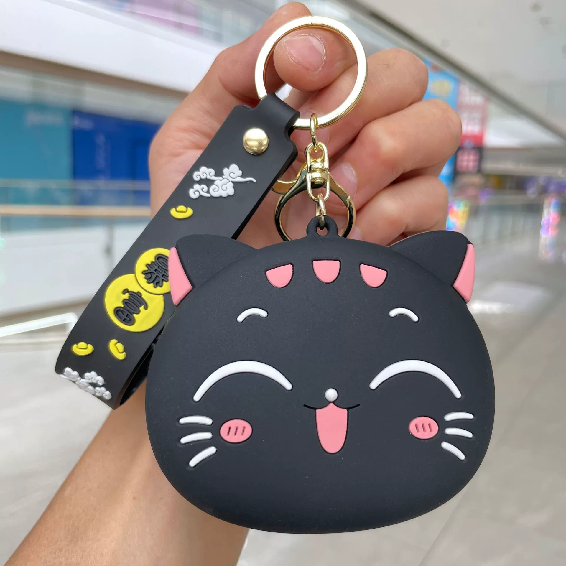Sanrio силиконовый кошелек, сумочка для ключей, брелок, подвеска, подарок на день рождения