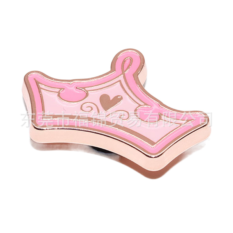 Nuevos accesorios de zapatos de hormigón, botones de zapatos de fruta metálica, accesorios de zapatos de flores del centro comercial