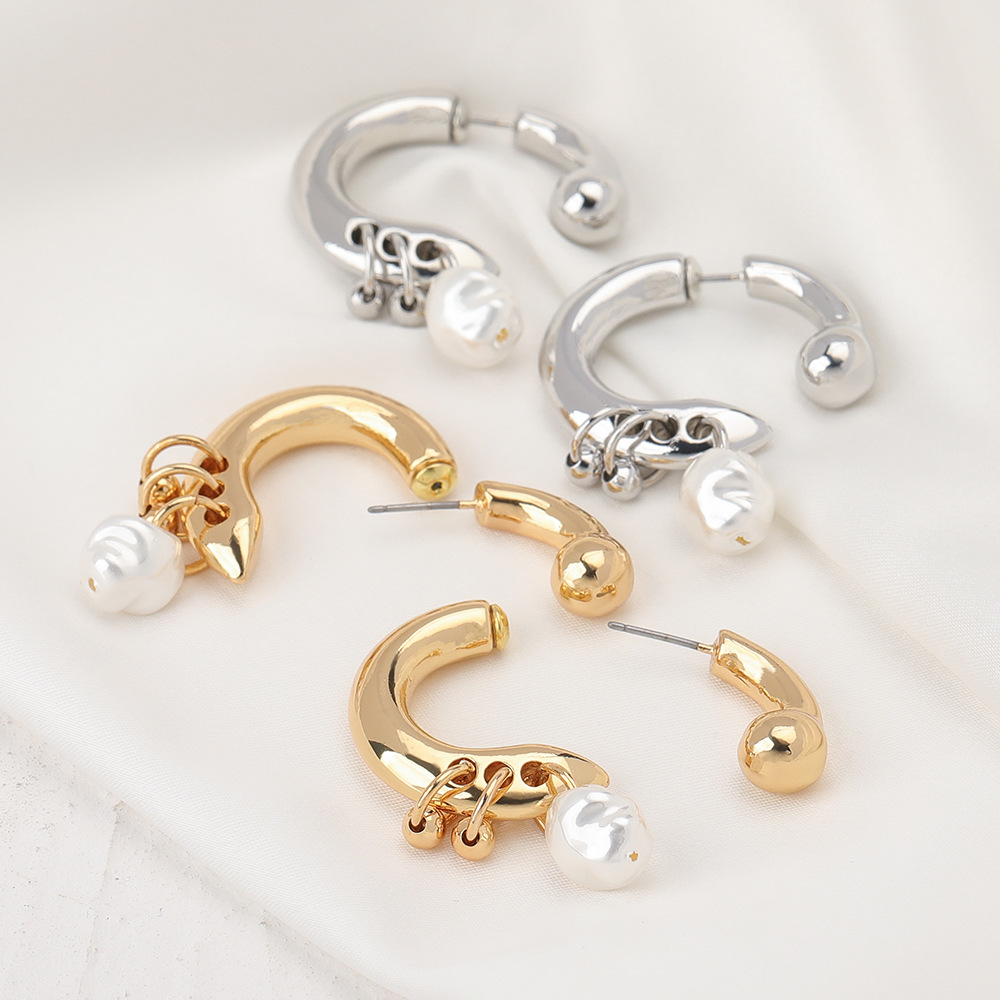 earrings from pearl