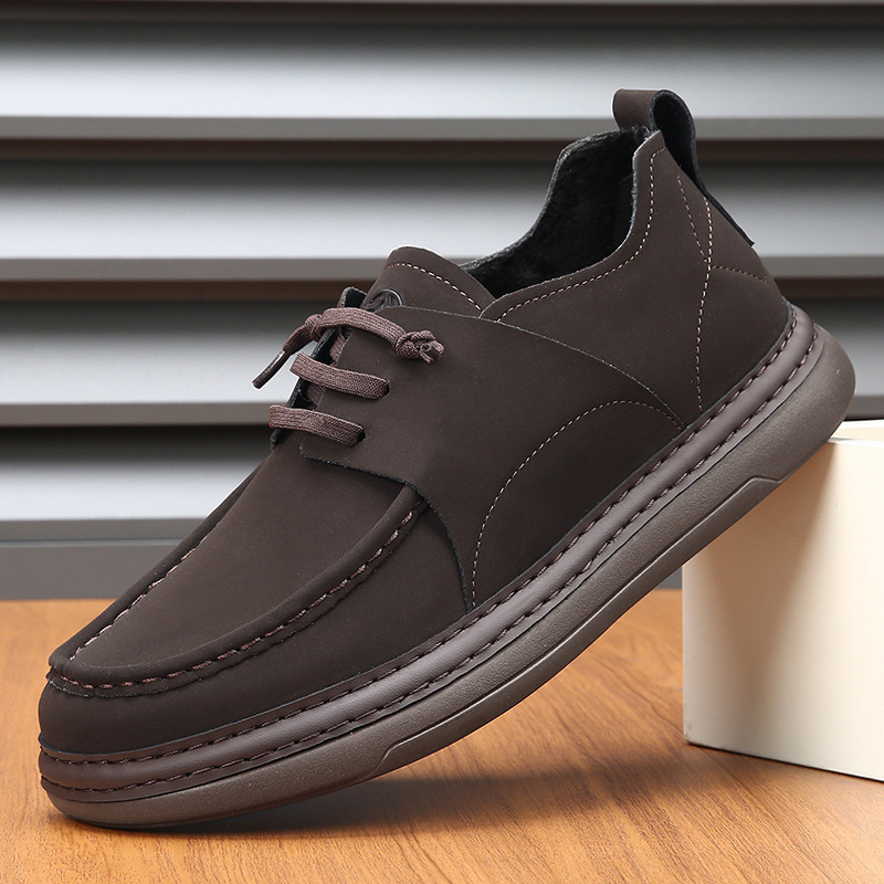 9137 lace-up brown shoes