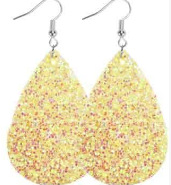 Clásico de doble cara brillo luz lágrima gota pendientes transfronterizo suministro estable Amazon AliExpress