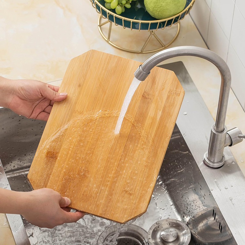 Junta de cortar de bambú conjunto de tablero de corte multifuncional tablero de cocina tablero de queso de frutas y verduras pan bandeja de sushi