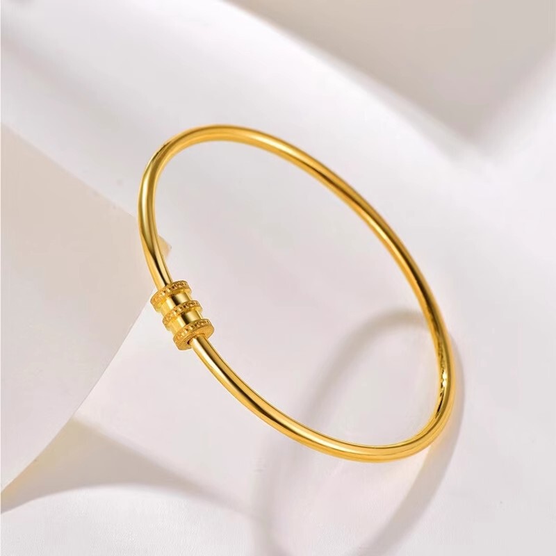 Alluvial Gold Ancient Small Waist Bracelet Coil Bracelet Live Openable Bracelet Plain Ring Versatile Bracelet Alluvial Gold Ancient Small Waist Bracelet Coil Bracelet Live Openable Bracelet Plain Ring Versatile Bracelet