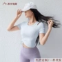 健身夏季瑜伽短袖上衣