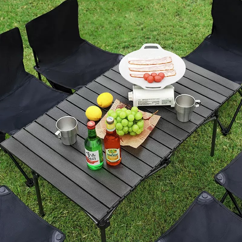 Mesa plegable Mesa de pícnic Mesa plegable Mesa plegable de camping Mesa plegable de pastel al aire libre Mesa de elevación