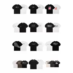 Cross-Border Maison Margiela Mm6 Pure Cotton Double Yarn Short-Sleeved Men's T-Shirt High Quality Ready Stock