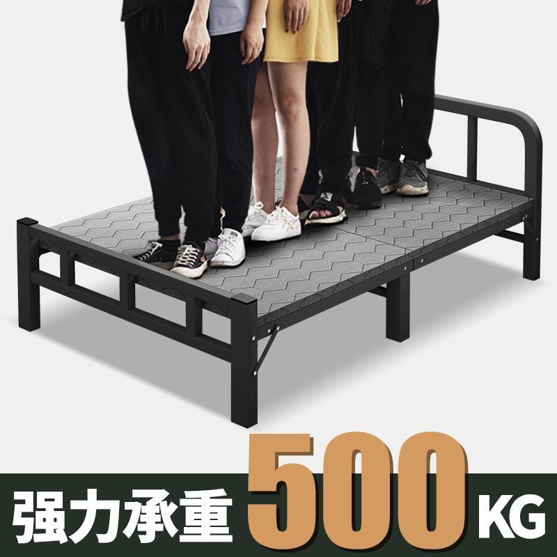 折叠床家用单人床简易午休小床便携一米成人宿舍加床双人硬板铁床|undefined