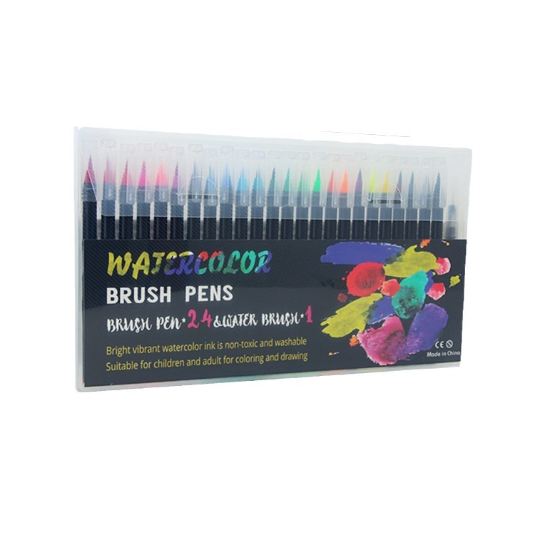 Color blando pincel pincel pincel estudiantes niños pincel de pintura lavable tinte acuarela pincel al por mayor