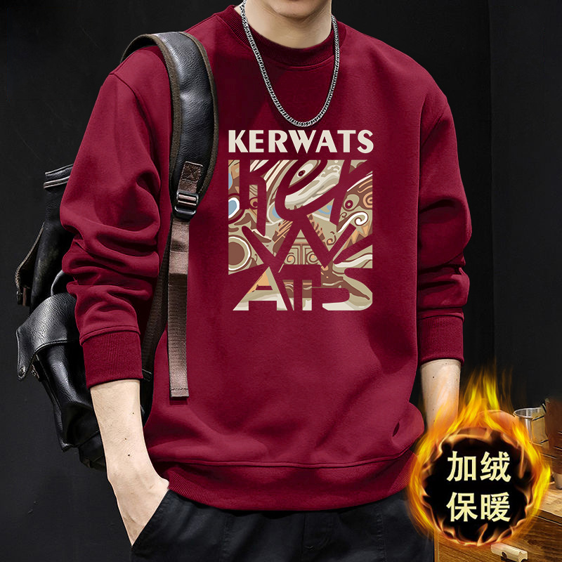 América suéter de cuello redondo hombre suelto primavera y otoño nuevo peso pesado chaqueta de manga larga chaqueta de pareja de alta calidad