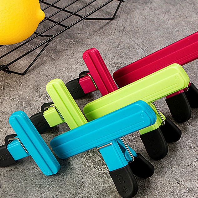 Оптовая продажа зажим для запечатывания типа ABST пластиковый пакет большой размер домашний прочный свежий пластиковый зажим для закусок чайный мешок рот