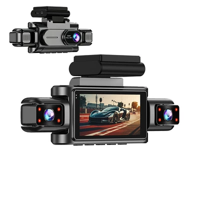4K Front and Rear Three-Way Driving recorder
