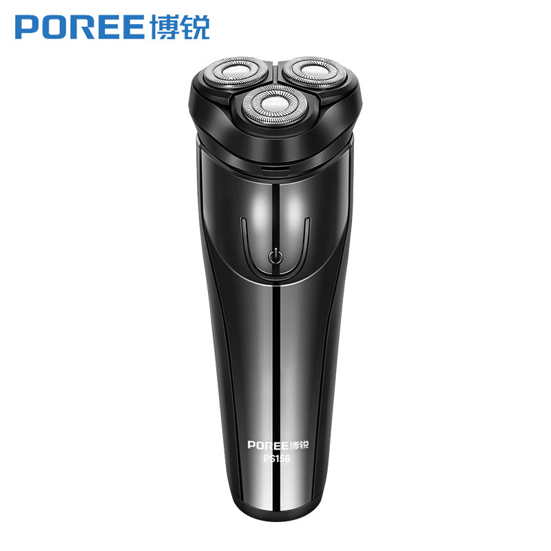 Британная ягода Электрическая мужская три -голова для мытья вода скрещивание скребки Умная зарядка Портативная порция подлинная нож для бороды PS156