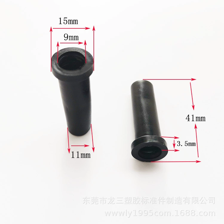 Долго три производители поставляют черный длинный круглый хвост пряжки защитный шланг ПВХ защитный провод рукав