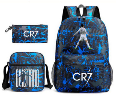 Mochila de tres piezas, mochila para hombres y mujeres, mochila a prueba de salpicaduras [una también es precio al por mayor] mochila de espalda protectora