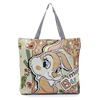 One-shoulder bag, capacious fashionable cartoon shopping bag, handheld purse, 2023