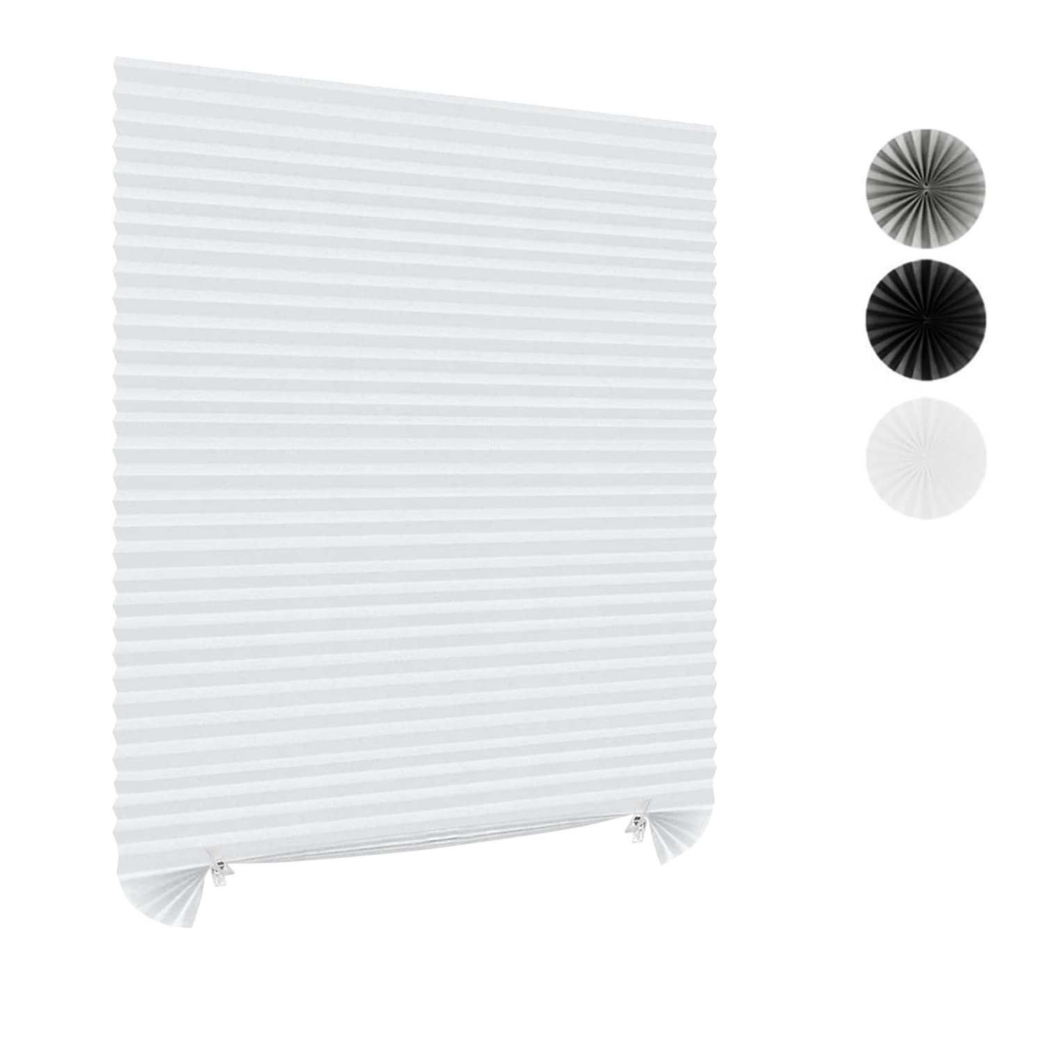 Amazon's Best-Selling High-Shading Curtains, Self-Adhesive Pleated Curtains, No-Drill Adhesive Roller Blinds, Sunshade Curtains, Portable Curtains