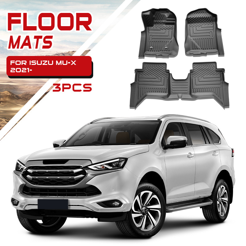 Aplicable Isuzu Mu-x cincuenta campanas alfombrillas de coche Tpe Car Floor Mat alfombrillas de inyección 5D