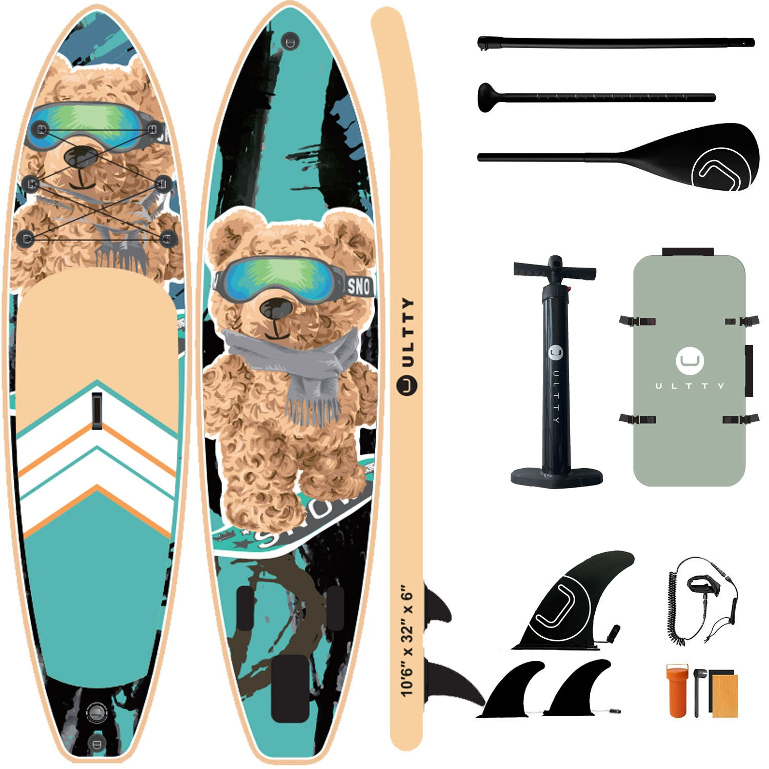 ULTTY Внешнеторговый кроссбордныйsup paddle board надувной доска для стоячего плавания взрослый водяной йога поддерживающая доска серфинг доска