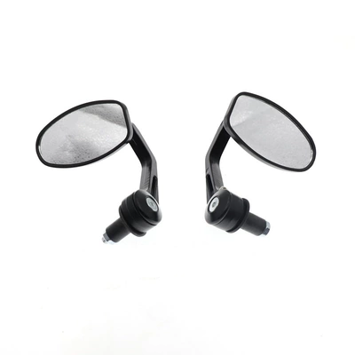Motorcycle modified rearview mirror Motorcycle rearview mirror - white-lenses