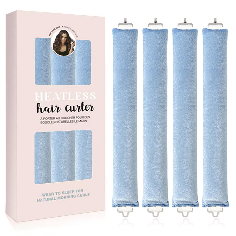 Perezoso rizado estilo de cabello libre de rizos ondas grandes sueltos sin calor rizador de cabello para dormir cortar el cabello rizado de cola