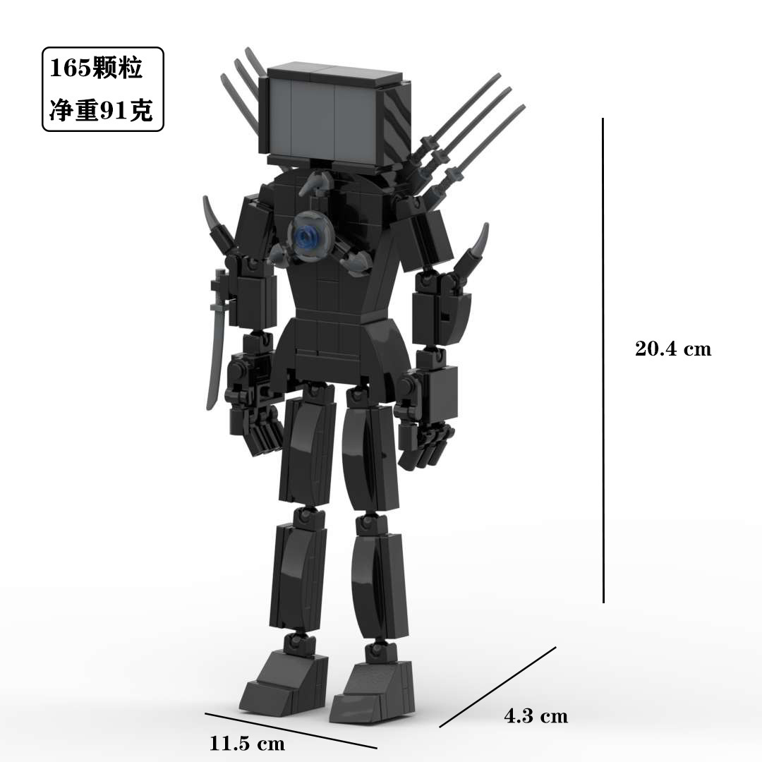 [Nuevo] Skibidi WC man building blocks Dark Audio man War Hammer Titan Monitor man building blocks