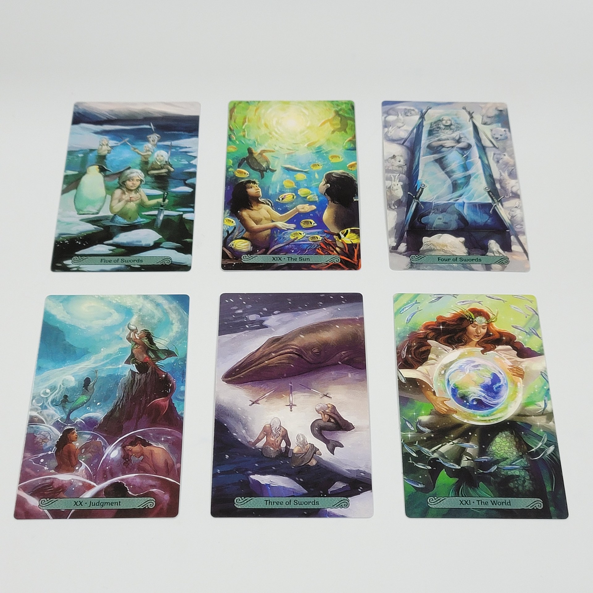 Carte da tarot a tema sirena set per gioco da tavolo_voghion.com