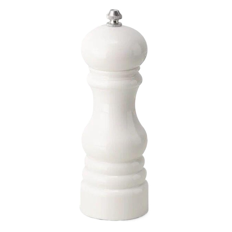 Molino de pimienta manual de 6.5 pulgadas con degradado de color para sal gruesa y condimentos, con núcleo de molienda de cerámica y plástico.