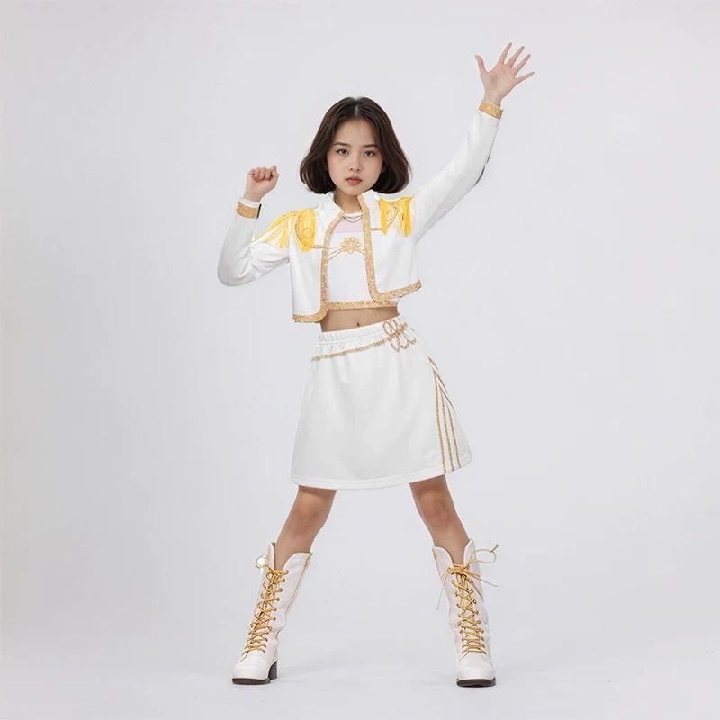 猎魔女团 K-POP明星鲁米米拉佐依cos服韩流cosplay儿童同款演出装|undefined
