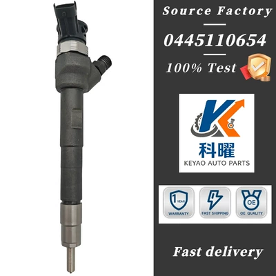 0445110654 High-Pressure Common Rail Diesel Injector Assembly LR073710 Electric Control Injector