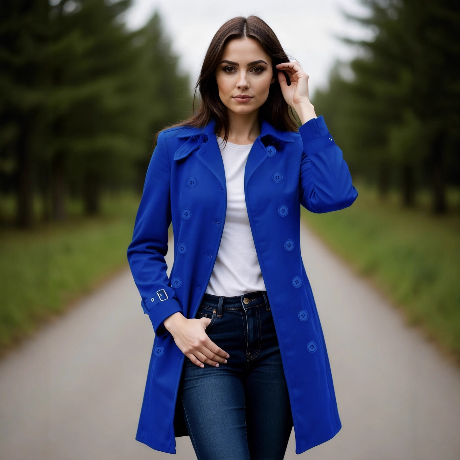 Autumn And Winter New Products Explode Single Woolen Women's Coat Nizi Double-Breasted Jacket_ecoleips.com