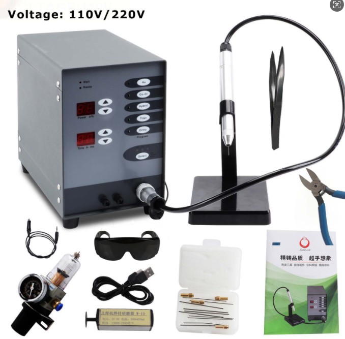 De alta potencia Dental Ortodoncia máquina de soldadura por puntos automática CNC táctil máquina de soldadura de arco de argón máquina de soldadura de oro y plata joyería de soldadura