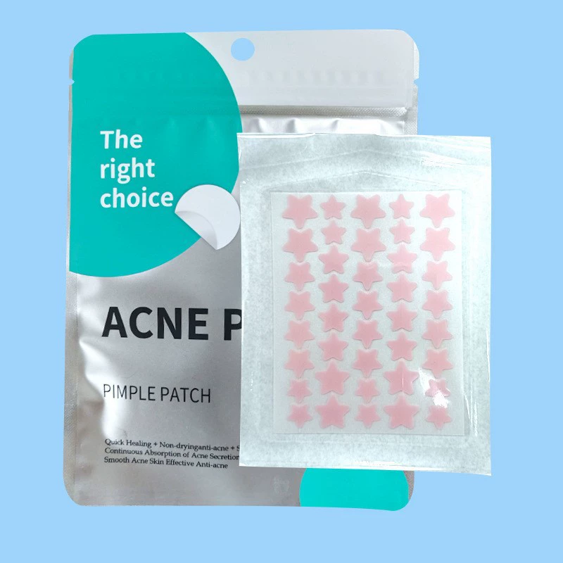 Acne Patch Hydrocolloid Star Stickers, 40 pcs Sheet, Glitter & Clear Color Options, Waterproof