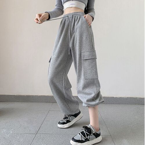 Women's Work Pants - Leisure and Sports Pants, New 2025 Fall Collection, High-Waisted, Slimming, Ankle-Fitting, Straight and Wide Leg Pants