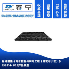 北京泰宁PP模块雨水蓄水池侧板中板一体化雨水收集模块塑料模块