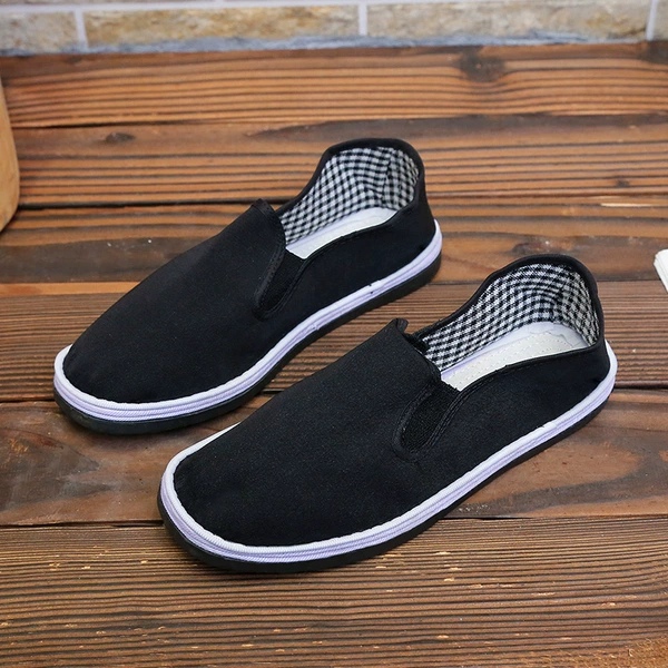 Black cloth shoes