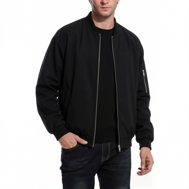 Cross-Border Spring & Fall Men's Large Size Men's Bomber Jacket Aliexpress Baseball Uniform Jacket Hooded Sweatshirt Tk Manufacturer Cross-Border Spring & Fall Men's Large Size Men's Bomber Jacket Aliexpress Baseball Uniform Jacket Hooded Sweatshirt Tk Manufacturer