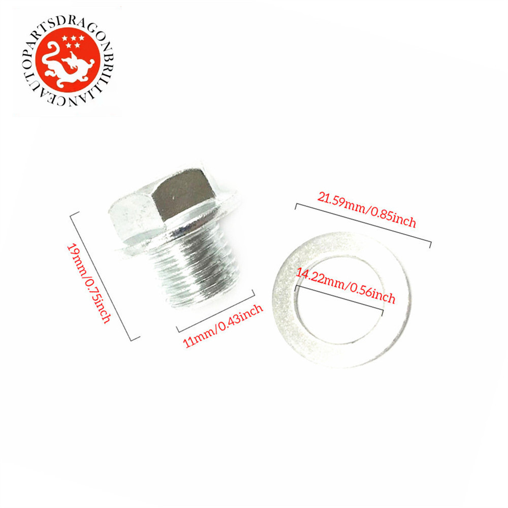 90009 - R70 - A00 en stock para el tornillo de drenaje de aceite de la bandeja de aceite del motor Honda 90009R70A00