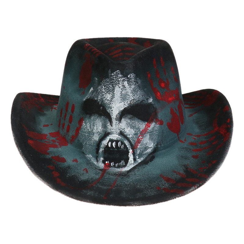 Halloween Party Bunte Ball Leistung Hut Geist Festival Requisiten Cowboy Schneemann Muster_voghion.com