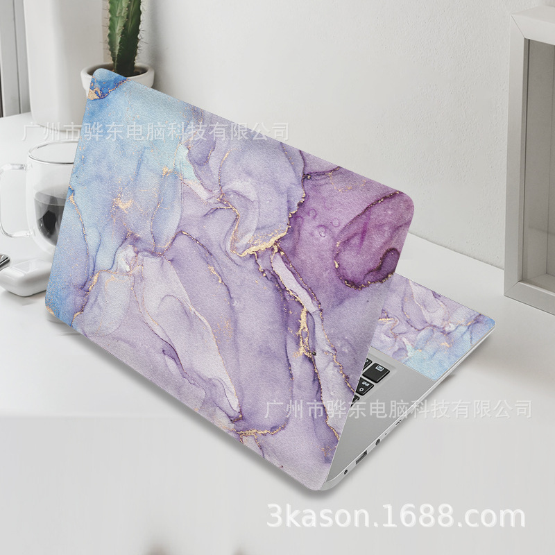 Amazon cross-border laptop film shell colorful seamless matte protective film computer stickers without glue