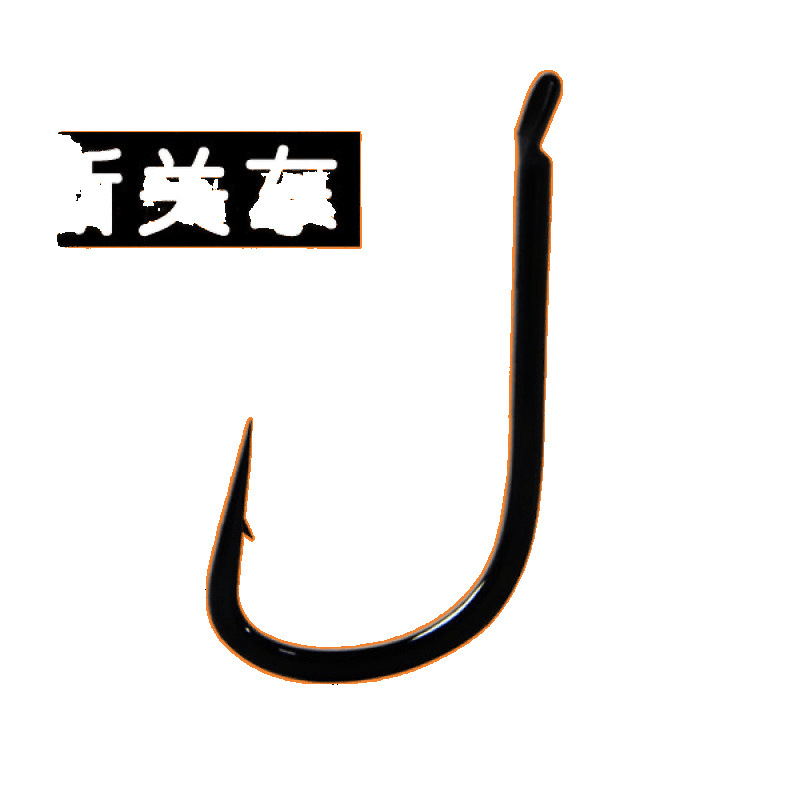 Nuevo gran gancho de pescado sin púas de Kanto gran hueso grueso agujero negro gran fábrica de suministro de comercio al por mayor