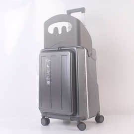 2025新款宝妈登机箱亲子拉杆箱可坐骑儿童行李箱20寸男女旅行箱子