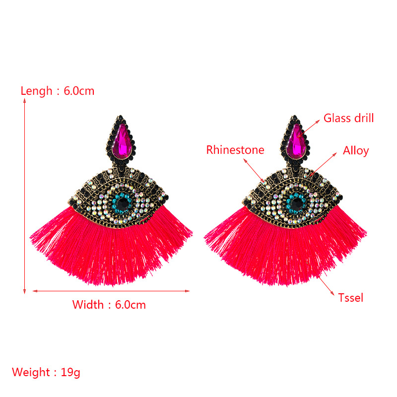 19g Weight Artificial Gemstones Inlay Material Earrings Classification Housewarming, Anniversary, Business, Wedding, Travel, Birthday, Festival Occasion Alloy Material Round Pattern Women'S Gender Diamond Design Fashion Style Coffee, Rose Red, White, Pink, Red, Green, Black Color Fashion Round Diamond Alloy Artificial Gemstones Earrings 无