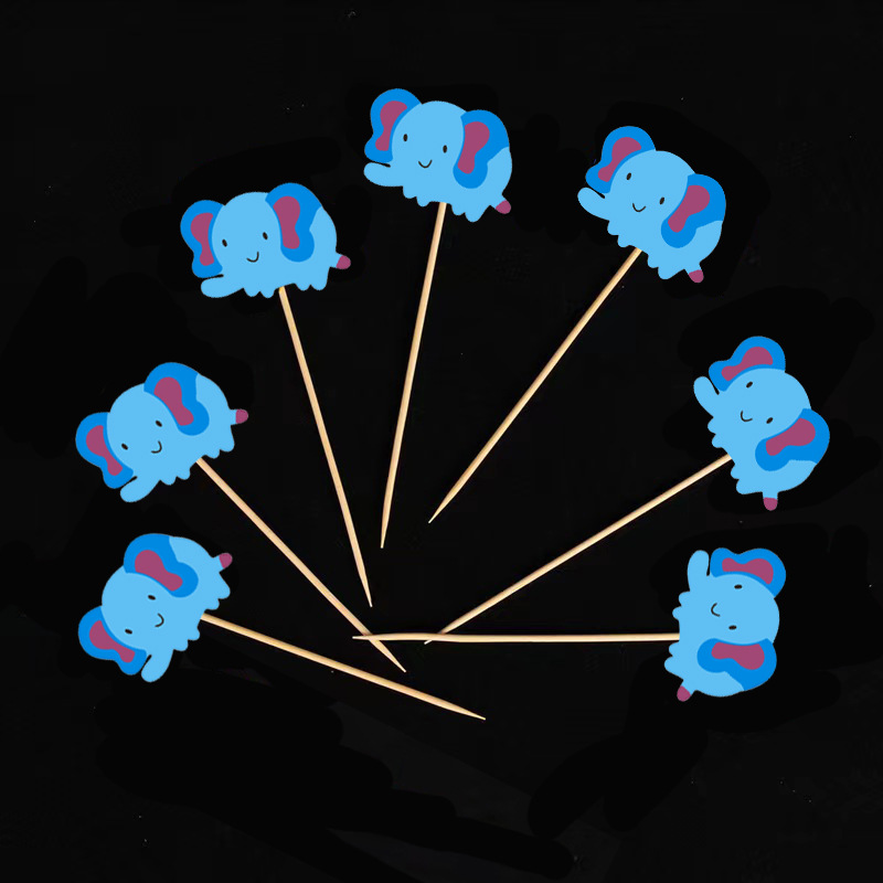 Adorno de pastel de oso nuevo de Amazon transfronterizo, tema animal, adorno de postre para fiesta de carnaval